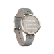 Garmin Lily Classic Edition - Cream Gold Bezel w. Braloba G. Case and Italian L. Band