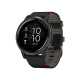 Garmin Venu 2 Slate with Black Leather Band
