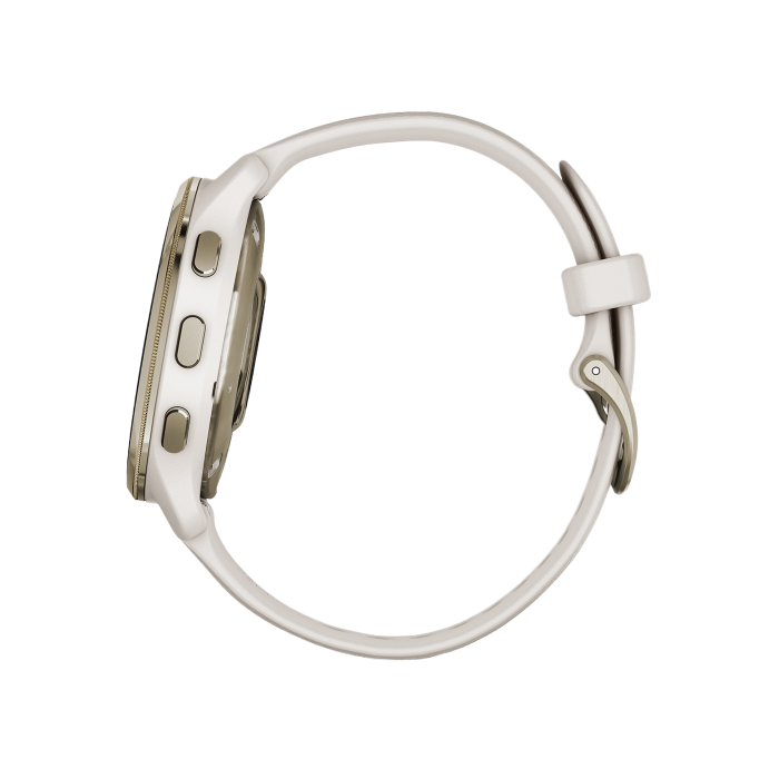 Garmin Venu 2 Plus Cream Gold S. Steel Bezel w. Ivory Case and S. Band (010-02496-02,010-02496-12)