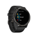 Garmin Venu 2 Slate Stainless Steel Bezel with Black Case and Silicone Band