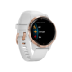 Garmin Venu 2S Rose Gold Bezel with White Case and Silicone Band