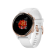 Garmin Venu 2S Rose Gold Bezel with White Case and Silicone Band