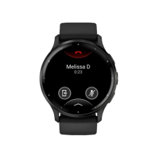 Garmin Venu 3 Slate Stainless Steel Bezel with Black Case and Silicone Band (010-02784-01)