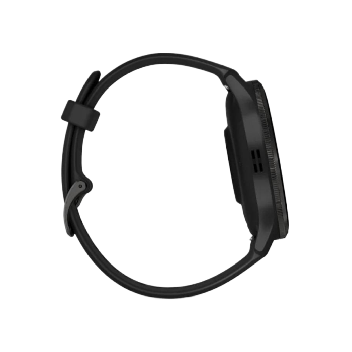 Garmin Venu 3 Slate Stainless Steel Bezel with Black Case and Silicone Band