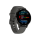 Garmin Venu 3S Slate S. Steel Bezel w. Pebble Gray Case and S. Band