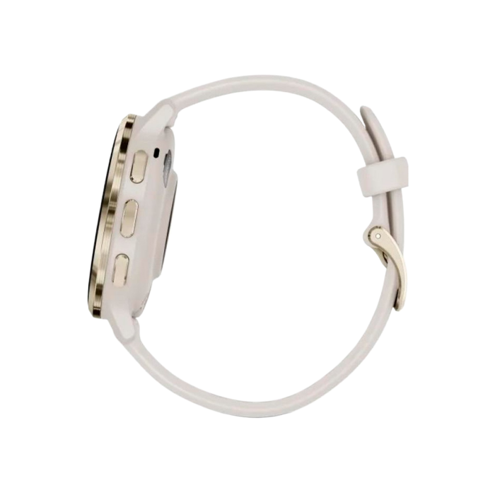 Garmin Venu 3S Soft Gold S. Steel Bezel with Ivory Case and S. Band