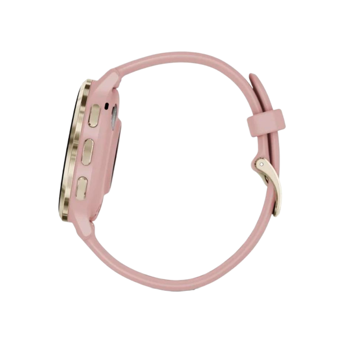 Garmin Venu 3S Soft Gold S. Steel Bezel w. Dust Rose Case and S. Band