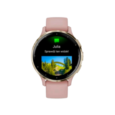 Garmin Venu 3S Soft Gold S. Steel Bezel w. Dust Rose Case and S. Band (010-02785-03)