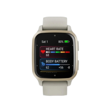 Garmin Venu Sq 2 – Music Edition Cream Gold Al. Bezel w. French Gray Case and S. Band (010-02700-02,010-02700-12)