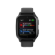 Garmin Venu Sq 2 – Music Edition Slate Aluminum Bezel with Black Case and Silicone Band