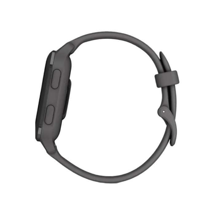 Garmin Venu Sq 2 Slate Aluminum Bezel with Shadow Gray Case and Silicone Band (010-02701-00,010-02701-10)
