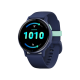 Garmin VivoActive 5 Metallic Navy Aluminum Bezel with Navy Case and Silicone Band 