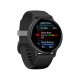 Garmin VivoActive 5 Slate Aluminum Bezel with Black Case and Silicone Band