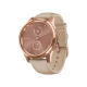 Garmin Vivomove Luxe Rose Gold-Beige Leather
