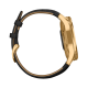 Garmin Vivomove Luxe Pure Gold-Black Leather