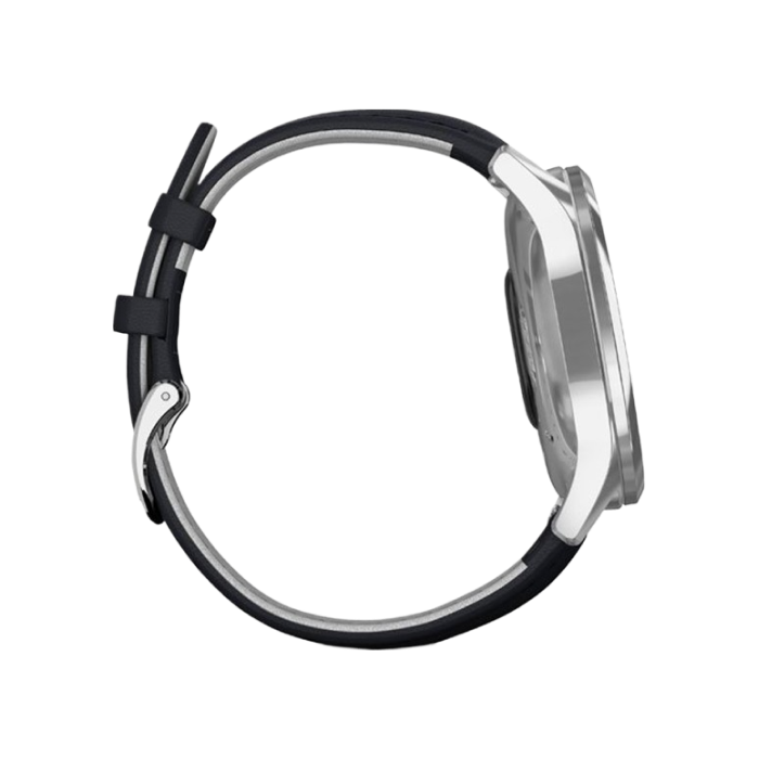 Garmin Vivomove Luxe Silver-Blue Leather