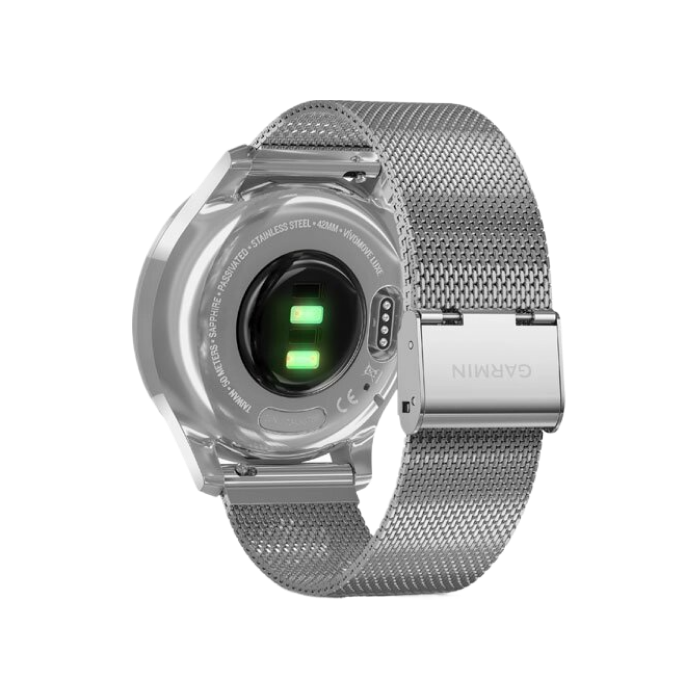 Garmin Vivomove Luxe Premium Silver-Black Milanese