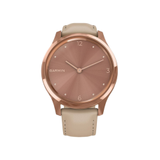 Garmin Vivomove Luxe Rose Gold-Beige Leather (010-02241-21)