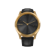 Garmin Vivomove Luxe Pure Gold-Black Leather