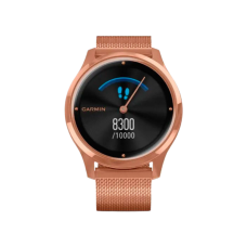Garmin Vivomove Luxe 18K Rose Gold PVD Stainless Steel w. Rose Gold Milanese B. (010-02241-24)
