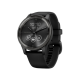 Garmin Vivomove Trend Slate S. Steel Bezel with Black Case and S. Band