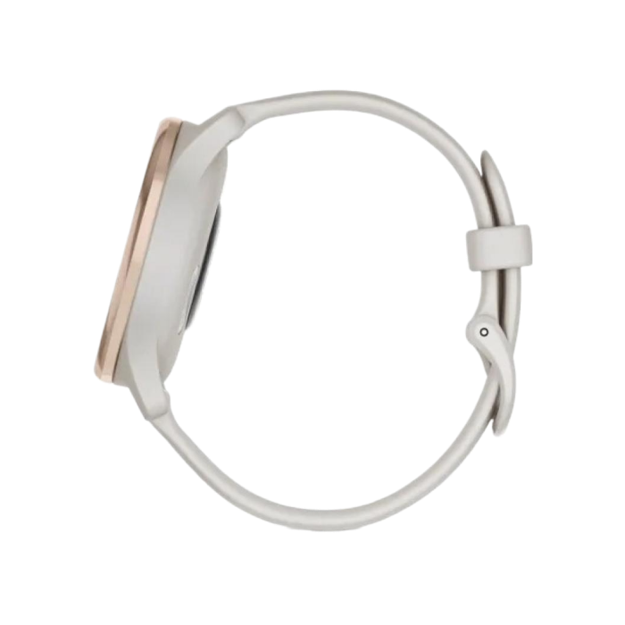 Garmin Vivomove Trend Peach Gold S. Steel Bezel w. Ivory Case and S. Band