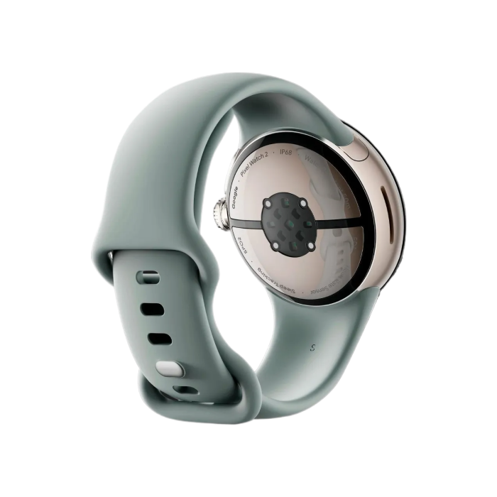 Google Pixel Watch 2 LTE Champagne Gold Aluminum Case / Hazel Active Band