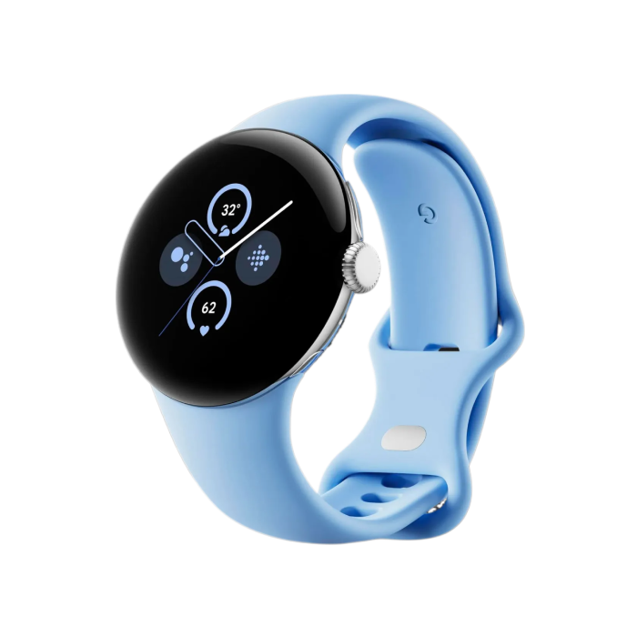 Google Pixel Watch 2 Matte Black Aluminum Case / Obsidian Active Band
