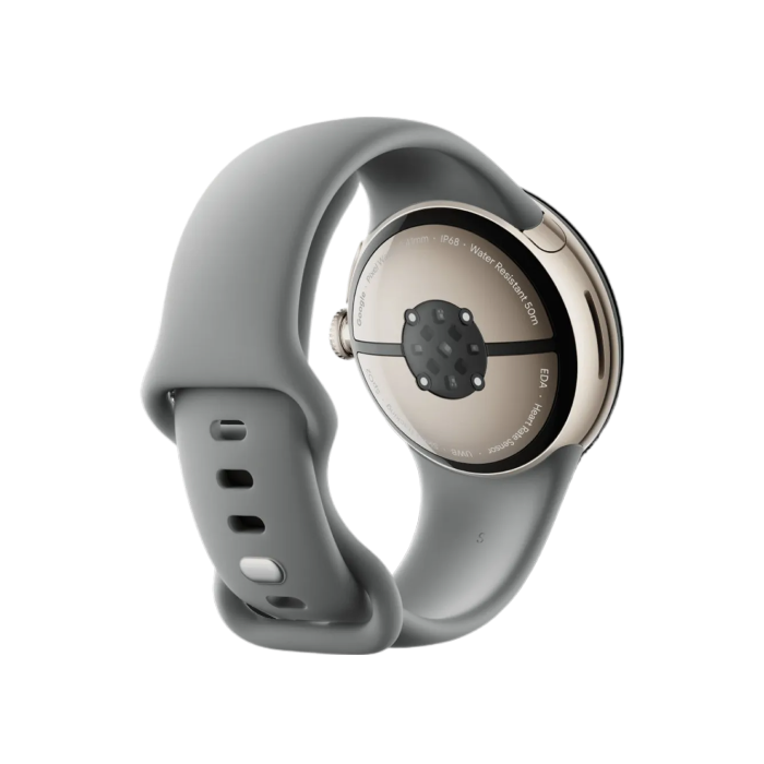 Google Pixel Watch 3 41 mm Wi-Fi Champagne Gold Aluminum Case/Hazel Active Band