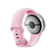 Google Pixel Watch 3 41 mm Wi-Fi Polished Silver Aluminum Case/Rose Quartz Active Band