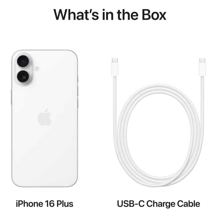 Apple iPhone 16 Plus 256GB eSIM White