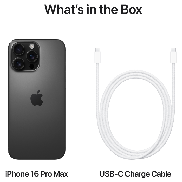 Apple iPhone 16 Pro Max 1TB eSIM Black Titanium