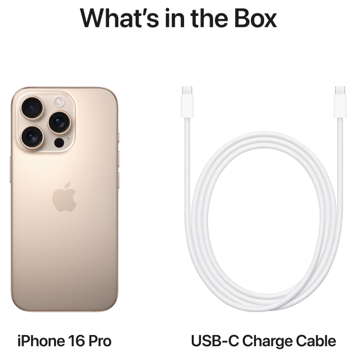 Apple iPhone 16 Pro 256GB eSIM Desert Titanium (Вживаний)