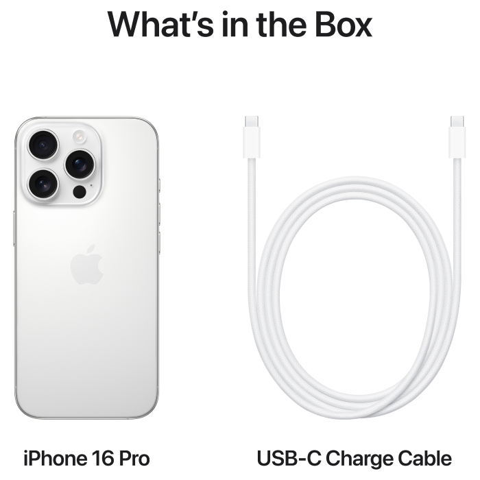 Apple iPhone 16 Pro 128GB eSIM White Titanium (Вживаний)