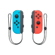 Nintendo Switch OLED with Neon Blue and Neon Red Joy-Con