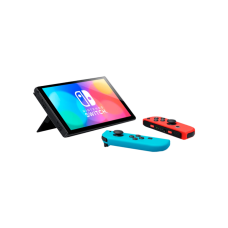 Nintendo Switch OLED with Neon Blue and Neon Red Joy-Con (045496453442)