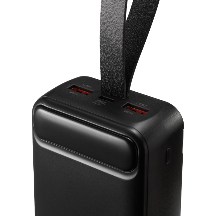 Павербанк Doberman 30000 mAh 22.5W з ліхтариком і швидкою зарядкою
