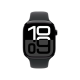 Apple Watch Series 10 42mm GPS + Cellular Jet Black Alu. Case w. Black Sport Band - M/L