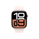 Apple Watch Series 10 46mm GPS + Cellular Rose Gold Alu. Case w. Light Blush Sport Band - M/L