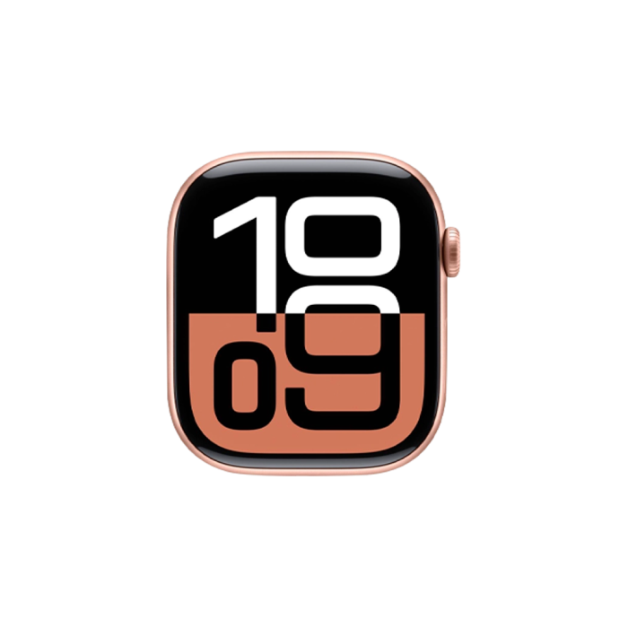 Apple Watch Series 10 42mm Rose Gold Aluminium Case with Light Blush Sport Band S/M