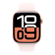Apple Watch Series 10 42mm Rose Gold Aluminium Case with Light Blush Sport Band S/M