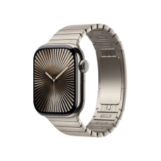 Apple Watch Series 10 46mm GPS + Cellular Natural Titanium Case w. Natural Link Bracelet
