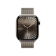 Apple Watch Series 10 42mm GPS + Cellular Natural Titanium Case w. Natural Milanese Loop