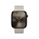 Apple Watch Series 10 46mm GPS + Cellular Natural Titanium Case w. Natural Milanese Loop - M/L