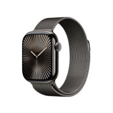 Apple Watch Series 10 42mm GPS + Cellular Slate Titanium Case w. Slate Milanese Loop