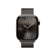 Apple Watch Series 10 46mm GPS + Cellular Slate Titanium Case w. Slate Milanese Loop - M/L