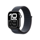Apple Watch Series 10 42mm GPS Jet Black Aluminum Case w. Ink Sport Loop