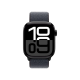 Apple Watch Series 10 42mm GPS Jet Black Aluminum Case w. Ink Sport Loop