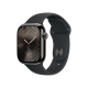 Apple Watch Series 10 42mm GPS + Cellular Slate Titanium Case with Black Sport Band M/L