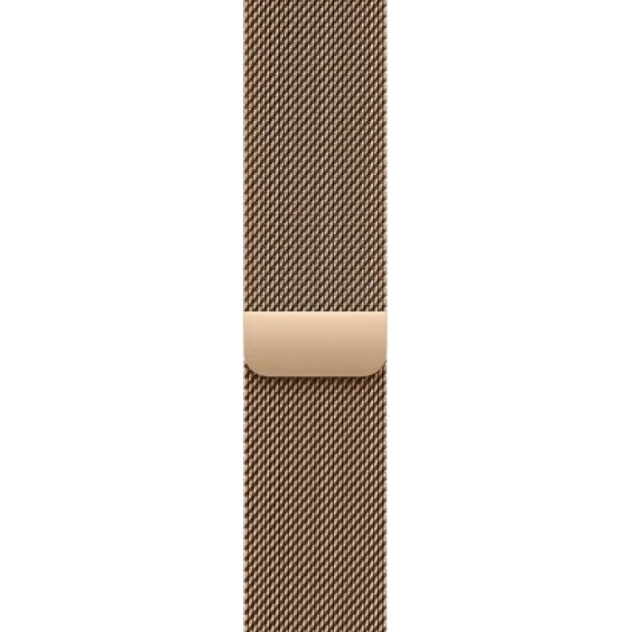 Apple Watch Series 10 46mm GPS + Cellular Gold Titanium Case w. Gold Milanese Loop - M/L